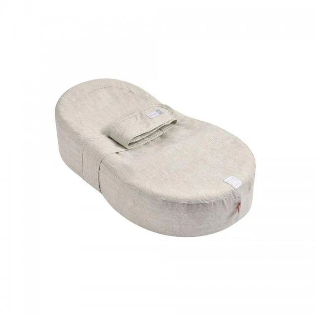 Cocoonababy baby anatomical nest Linen natural