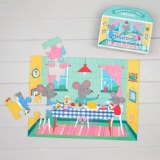 Пъзел - Мишка в къща