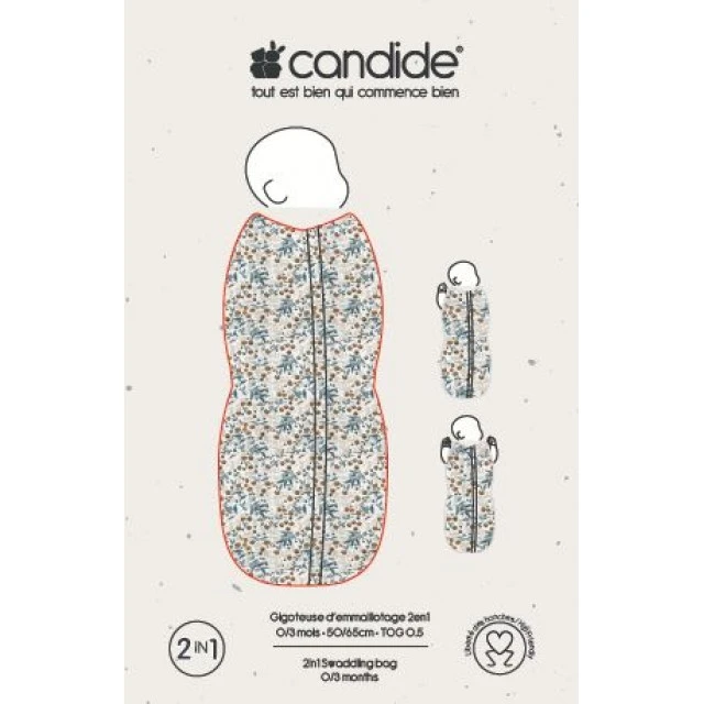 2B1 Antistress Diaper And Sleeping Bag 0-3 Months Tineo