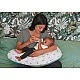 Pregnancy and Nursing Pillow Natural Green Tineo