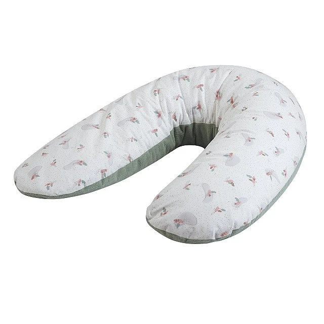 Pregnancy and Nursing Pillow Natural Green Tineo
