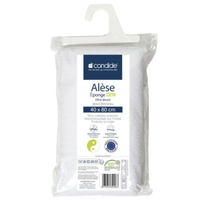 Zen Mattress Protector 40x80cm White Candide
