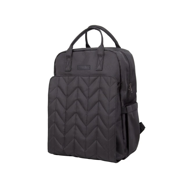 Quilted Backpack 41x30 cm Black Tineo