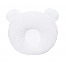 P’Tit Panda Children’s Pillow For Well Rounded Head White Candide
