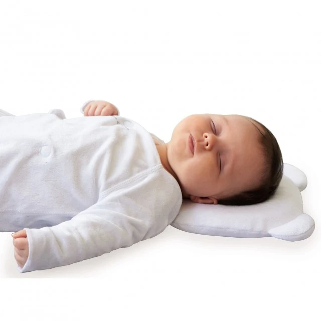 P’Tit Panda Children’s Pillow For Well Rounded Head White Candide