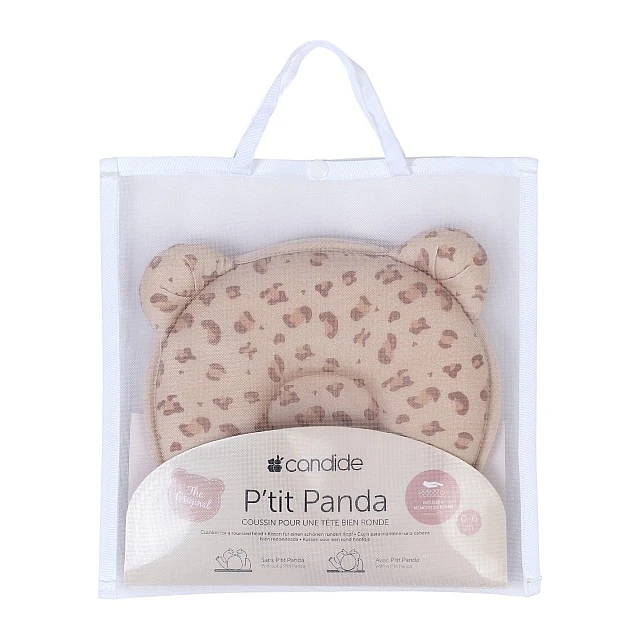 Детска Възглавница P’Tit Panda За Добре Закръглена Глава Леопард Candide