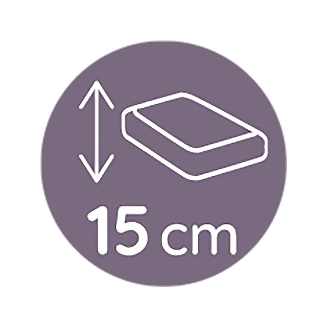Baby Mattress Comfort XXL 60X120X15cm Tineo