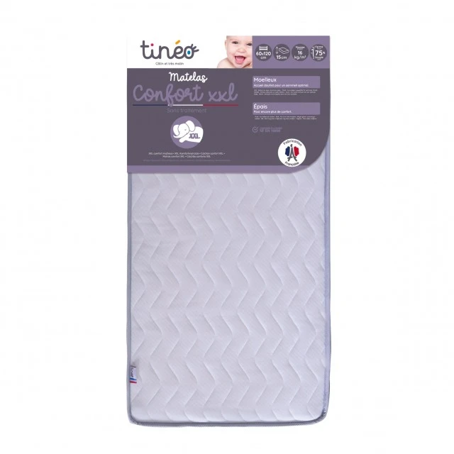Baby Mattress Comfort XXL 60X120X15cm Tineo