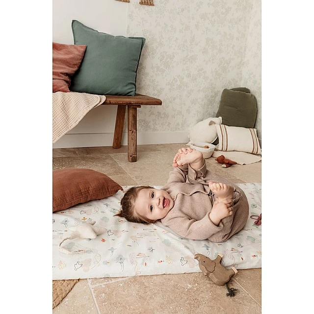 Baby travel mattress 60x120 cm – Balloons by Tineo