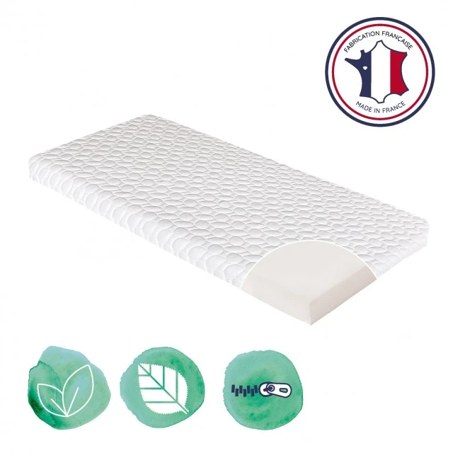 FRESH mattress for next to me playpen or swing 50X83cm (5cm thickness) Candide
