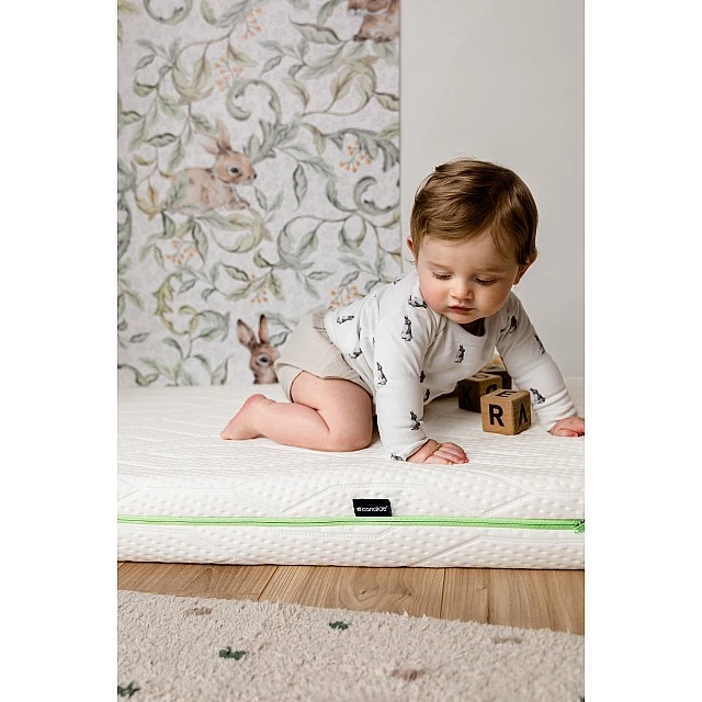 Zen mattress with bamboo cover for bed 60 x 120 cm (10 cm thick) Candide