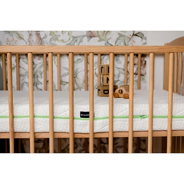 Zen mattress with bamboo cover for bed 60 x 120 cm (10 cm thick) Candide