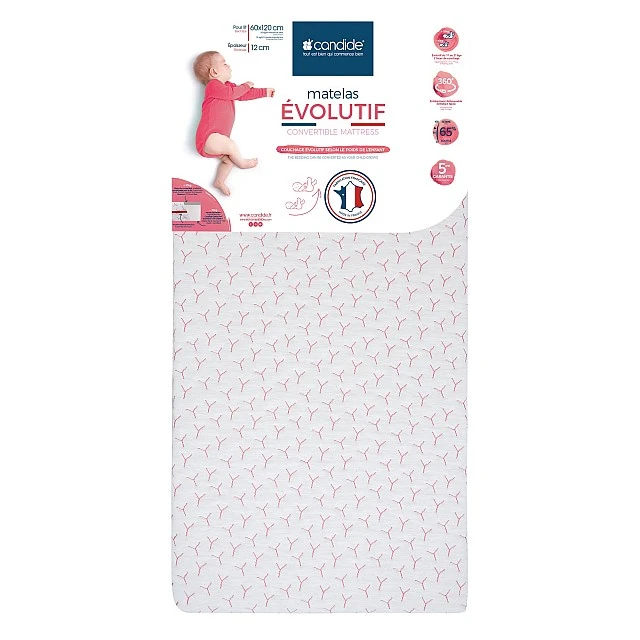 Матрак Следващ Растежа На Бебето 60X120См (12См Дебелина) Candide