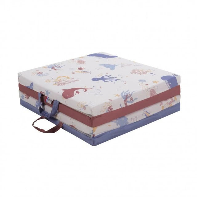 Smart 3-in-1 mat play mat, removable mattress and beanbag Sea World Tineo