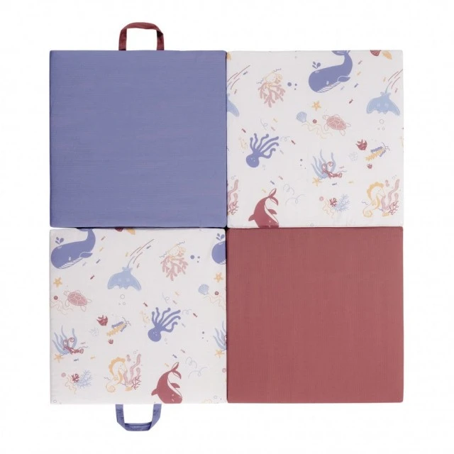 Smart 3-in-1 mat play mat, removable mattress and beanbag Sea World Tineo