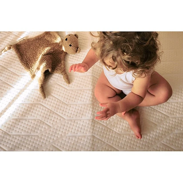 Foldable Baby Mattress 2 Parts Zen With Bamboo Cover 60x120Cm (7Cm Thickness) Candide