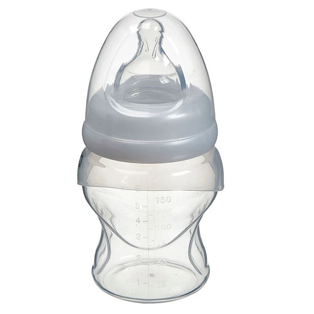 Силиконово шише за подпомагане на храненето 150 мл. Vital Baby
