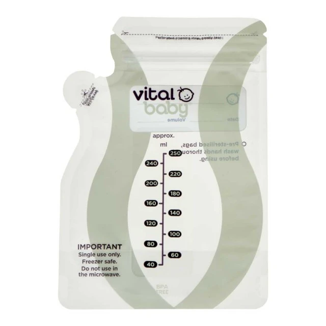 Breast milk storage bags Vital Baby
