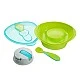 Vacuum feeding bowl green Vital Baby