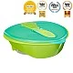 Vacuum feeding bowl green Vital Baby