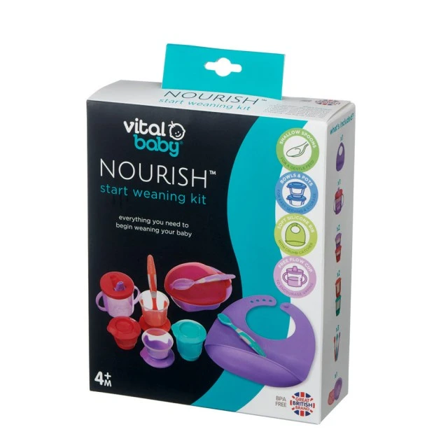 NOURISH Стартов комплект за хранене -лилав