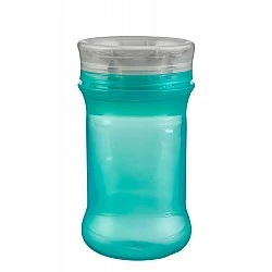 Spill-proof cup with soft silicone rim for 360° sipping Green Vital Baby
