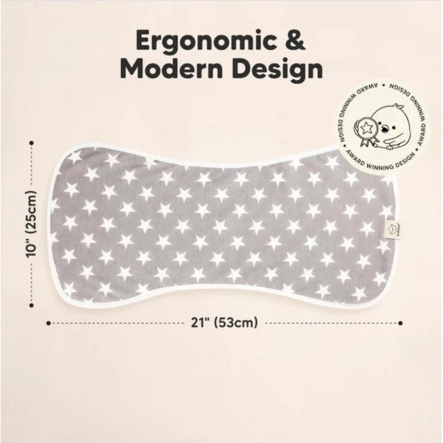 Organic Cotton Burp Cloths 5 pcs KeaBabies
