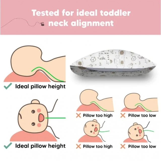 Children’s Ergonomic Pillow 33x46cm Savannah KeaBabies