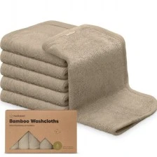 Organic Bamboo Towels 6 pcs Brown KeaBabies