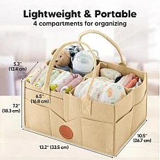 Baby Accessories Organizer Beige KeaBabies