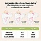 Пелени За Повиване Organic 0-3 месеца 3бр Горски Животни KeaBabies