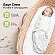Пелени За Повиване Organic 0-3 месеца 3бр Горски Животни KeaBabies