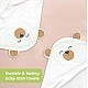 KeaBabies Organic Bamboo Brown Bear Hooded Baby Towel