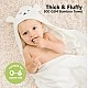 Бебешка Хавлия с качулка От Органичен Бамбук Агънце KeaBabies