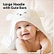 Бебешка Хавлия с качулка От Органичен Бамбук Агънце KeaBabies