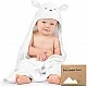 Бебешка Хавлия с качулка От Органичен Бамбук Агънце KeaBabies