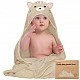 KeaBabies Organic Bamboo Cat Hooded Baby Towel
