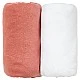 Sheets 2 Pieces 60X120Cm 100% Cotton White/Terracotta Babycalin