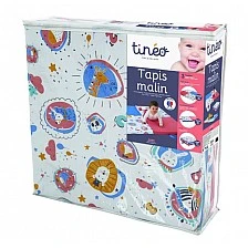 Tineo Интелигентна постелка 5в1- за игра, подвижен Матрак, барбарон, тунел и къща Семейни забавления