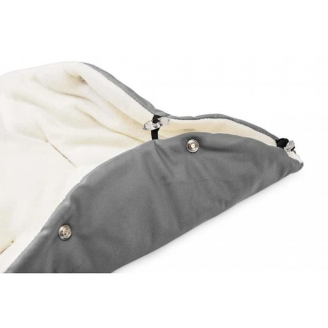 Winter fleece footmuff Eskimo grey