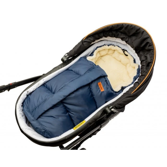 Winter Woolen Sack Combi 3in1 Dark Blue