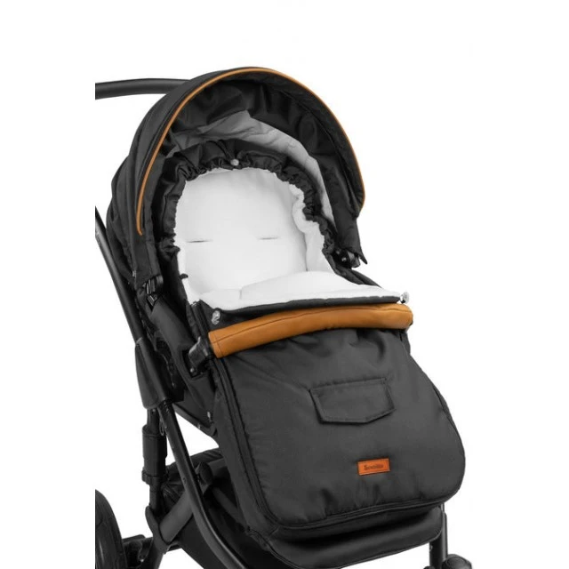 Winter Bag For Baby Stroller Black (95X40)