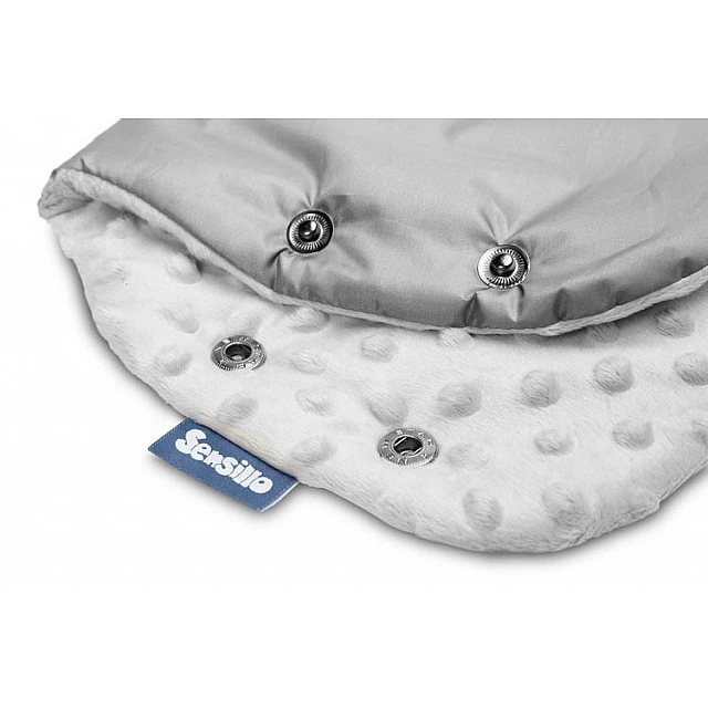 Stroller Sleeve Minky Gray Sensillo