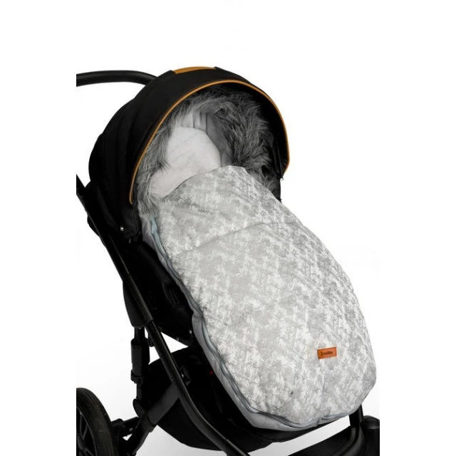 Winter footmuff Olaf Light Grey