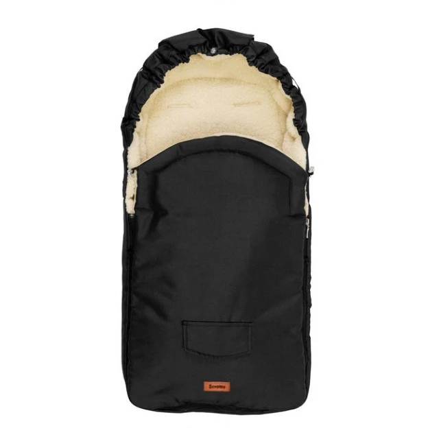 Winter Woolen Bag For Baby Stroller Black (95X40)