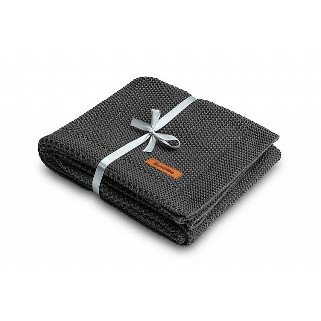 Baby Blanket 100% Cotton Graphite 100X80 Sensillo