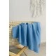 Bamboo And Cotton Blanket Blue 100x80cm