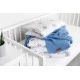Bamboo And Cotton Blanket Blue 100x80cm