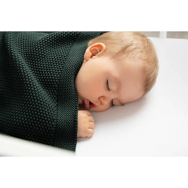 Baby Blanket 100% Cotton Graphite 100X80 Sensillo