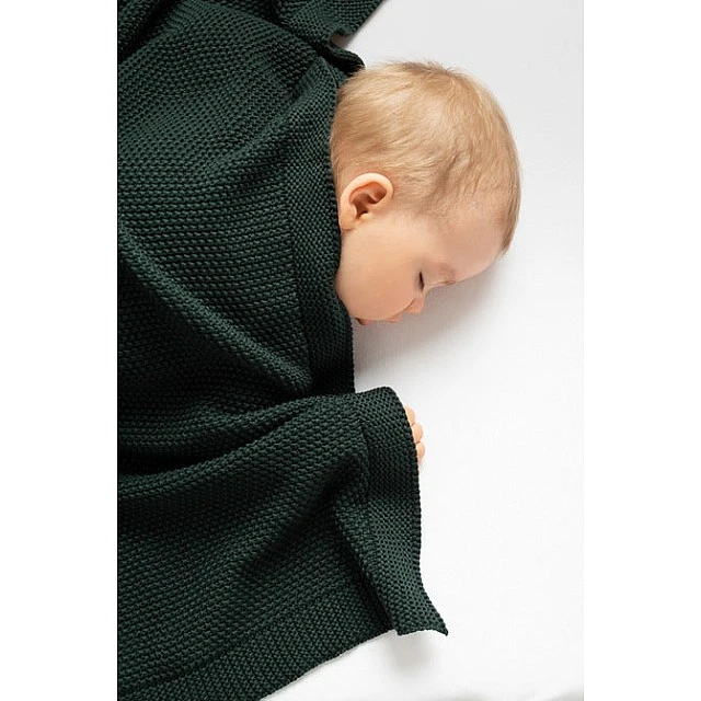 Baby Blanket 100% Cotton Graphite 100X80 Sensillo